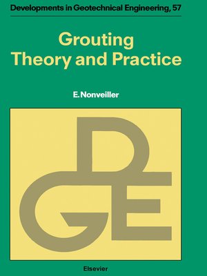 cover image of Grouting Theory and Practice